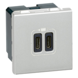 Tapones 2 USB tipo-C 3A 5V...