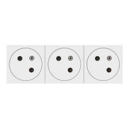 Triple socket outlet...