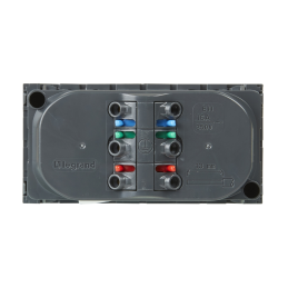 Double plug 2P+T to 45°...