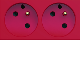 Socket outlet double...