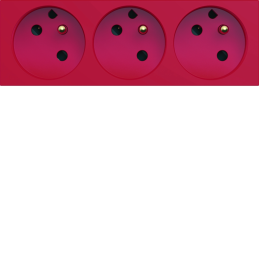 Socket outlet triple...