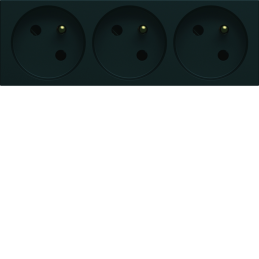 Socket outlet triple...