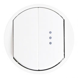 Calota - duplo vv/botão de...