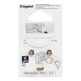 Adapter spindle - 1 plug -...