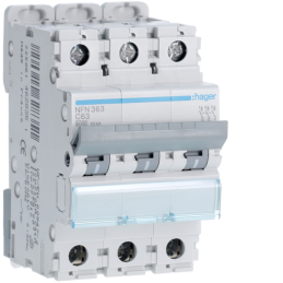 Disjoncteur 63A 3P 6-10kA...
