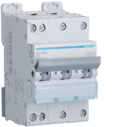 Circuit breaker 3P+N 6-10kA...