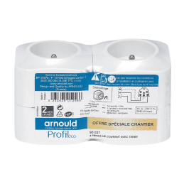 Set of 4 socket outlets...