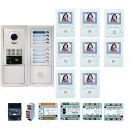 Pack vidéo 8 BP encastré...