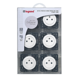 Set of 6 socket outlets...
