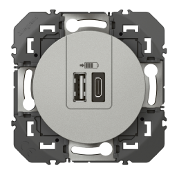 Duplo ficha USB 1 type-A +...