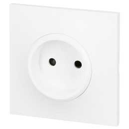 Socket outlet without earth...