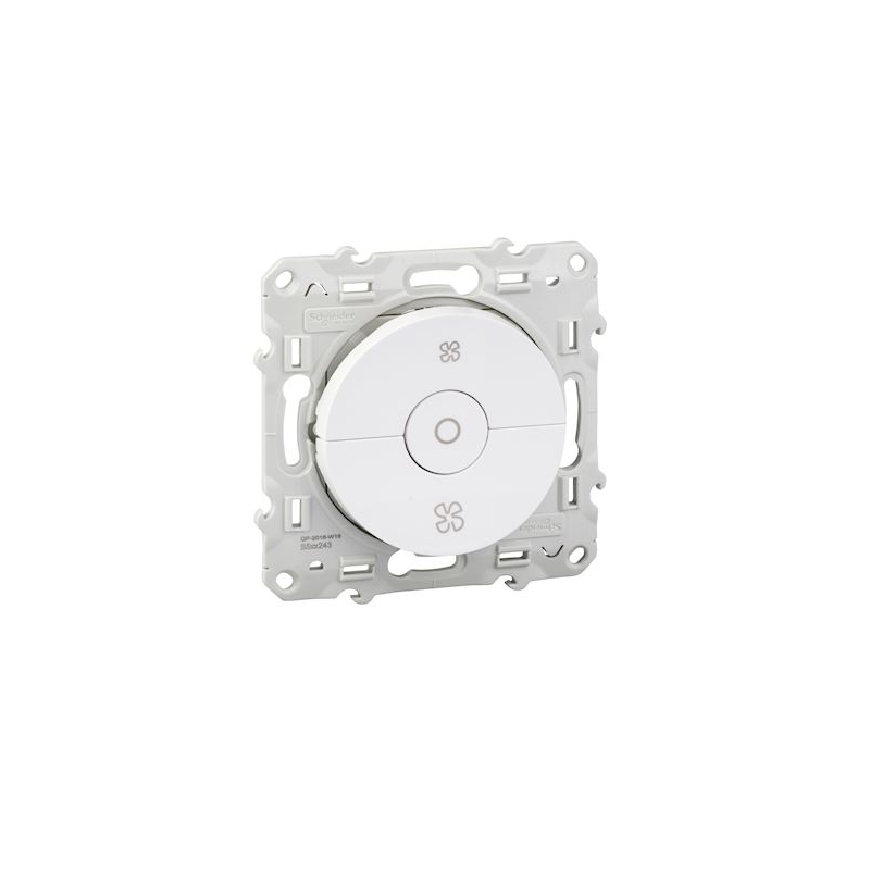Schneider Electric Odace Doppeltaster, Anthrazit – 10 AX, Mit Schnellverbinder