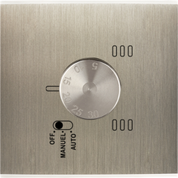 Switch plate brass brushed...