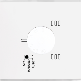 Switch plate brass white...