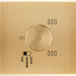 Switch plate brushed brass...