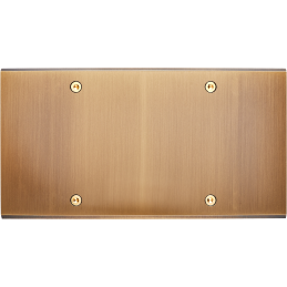 Switch plate brass double...