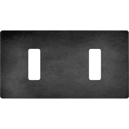 Placa de interrutor 'M' aço...