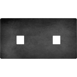 Switch plate 'M' painted...