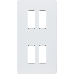 Façade 'M' Blanc Mat Double...