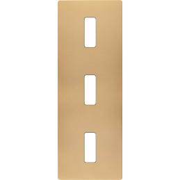 Façade 'M' laiton sable...