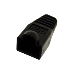 Set of 100 sleeves RJ45 black