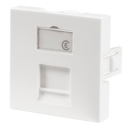 RJ45 faceplate, straight...
