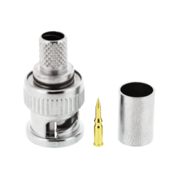 Set of 10 BNC plug male...