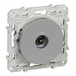 Odace - plug TV - aluminum