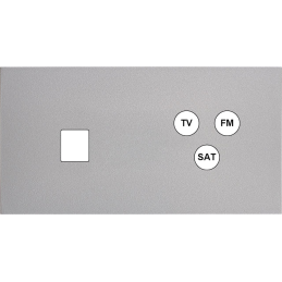 Switch plate Désir ALU matt...