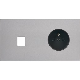 Switch plate Désir ALU matt...