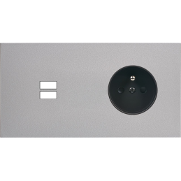 Switch plate Désir ALU matt...