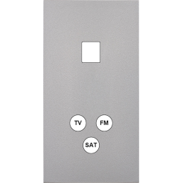 Switch plate Désir ALU matt...