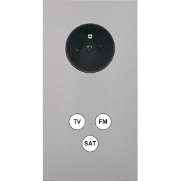 Switch plate Désir ALU matt...