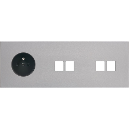 Switch plate Désir ALU matt...