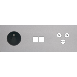 Switch plate Désir ALU matt...