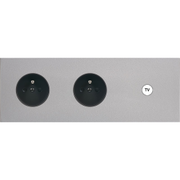 Switch plate Désir ALU matt...