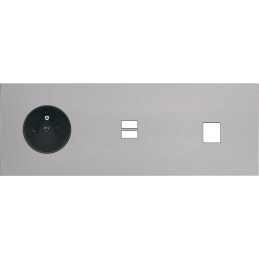 Switch plate Désir ALU matt...