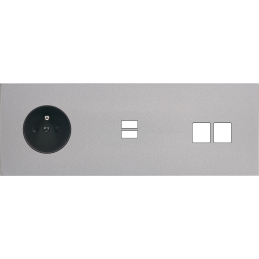 Switch plate Désir ALU matt...