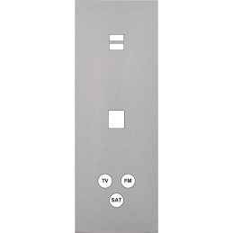 Switch plate Désir ALU matt...