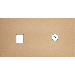 Switch plate Désir gold...