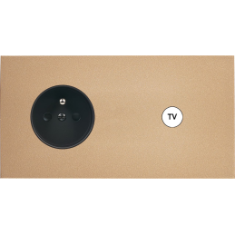 Switch plate Désir gold...