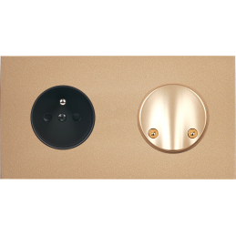 Switch plate Désir gold...