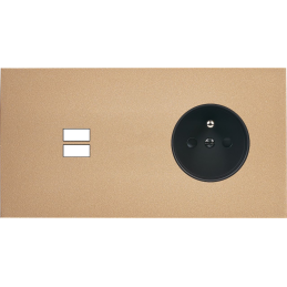 Switch plate Désir gold...