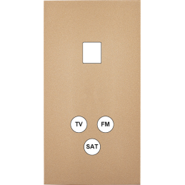 Switch plate Désir gold...