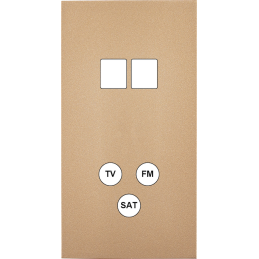 Switch plate Désir gold...