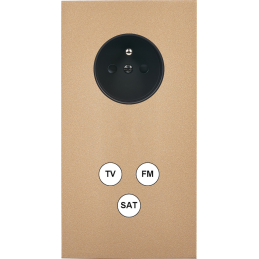 Switch plate Désir gold...