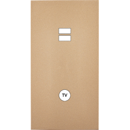 Switch plate Désir gold...