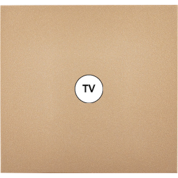 Switch plate Désir gold...