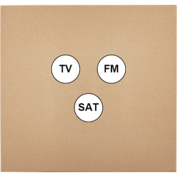 Switch plate Désir gold...