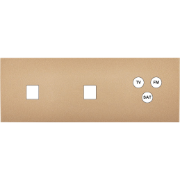 Switch plate Désir gold...